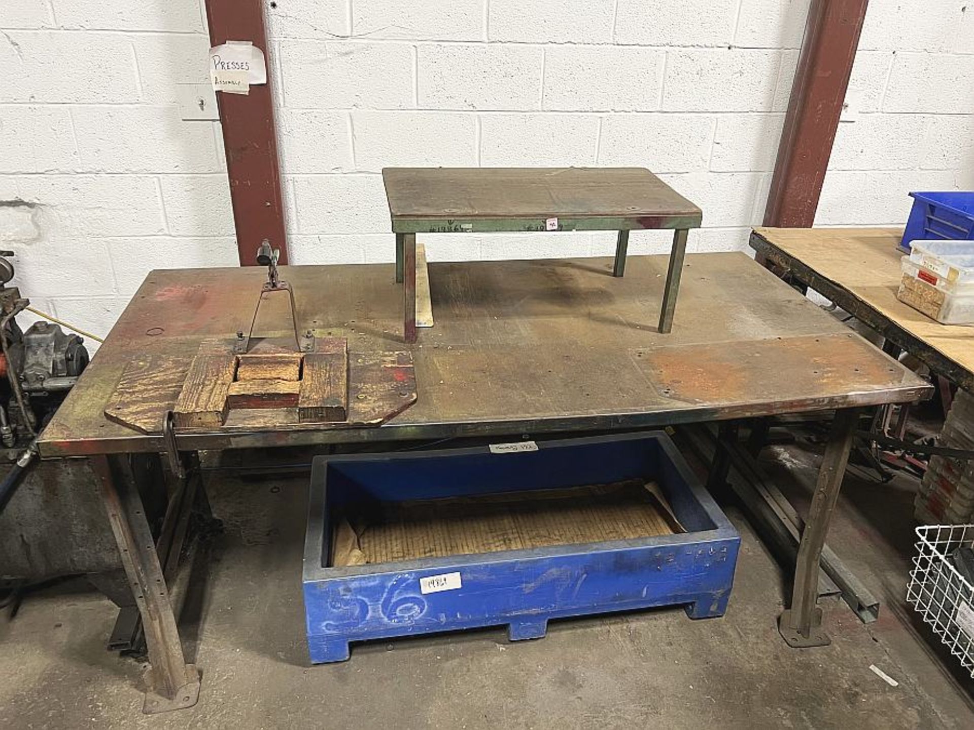 Assembly Table, Blue Box not included