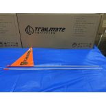 Flag Safety w/ Pole w/o BRKT 2 Pc Pole 6' Length 27 x 5 x 5 box))