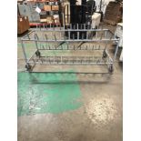 Rolling Parts Rack, 6'8" x 34" x 35"- no contents included