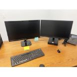Dell Computer and 2 screens