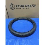 Tire Airless 20" x 2", 1 Tire, fits industrial rim)