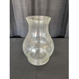 14" Pear Shaped Glass Vase