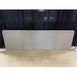 8' Commercialite Plastic Table, gray