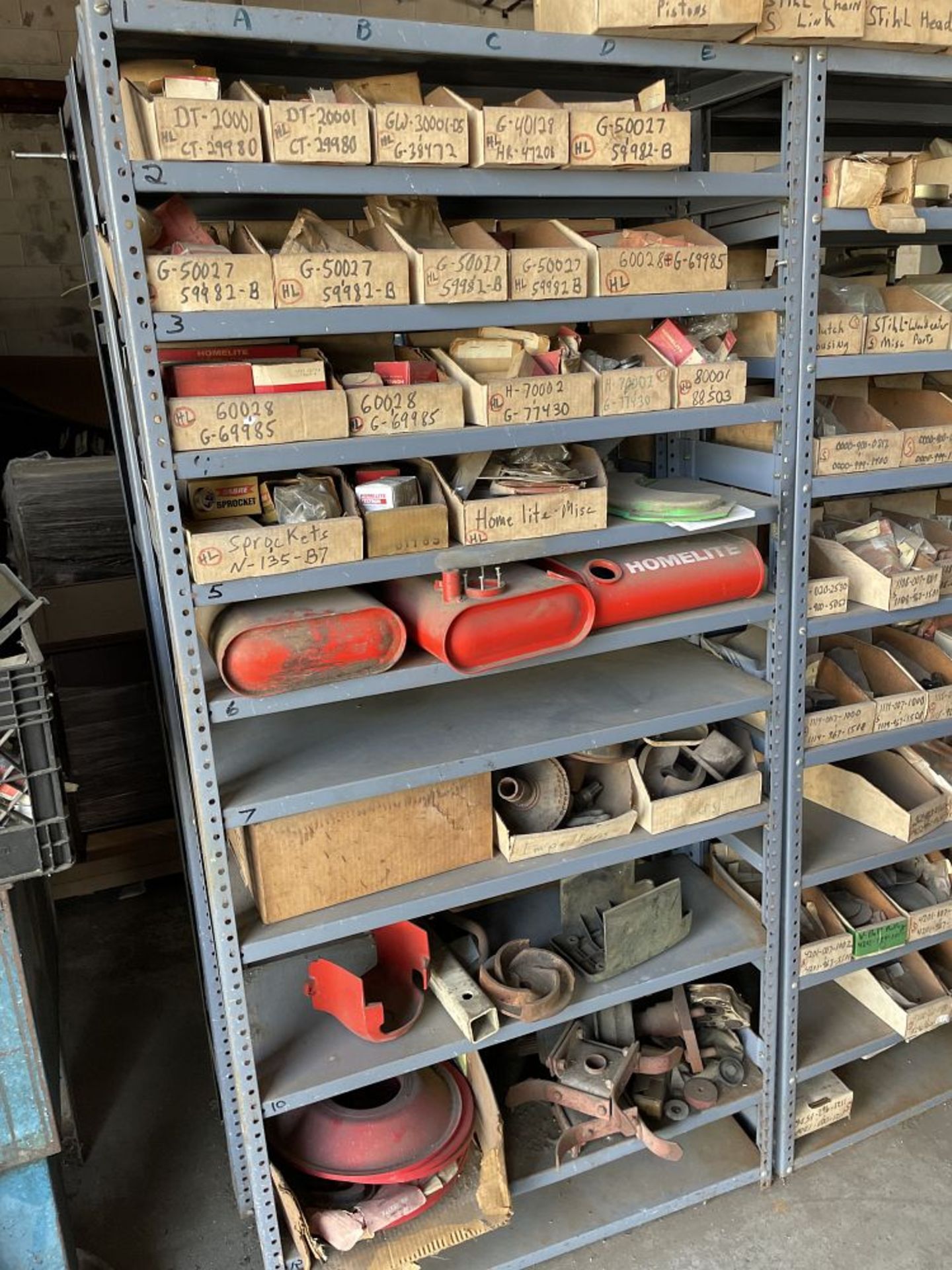 Parts Department: Contents & Shelves, 16 sections - Image 10 of 16