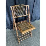 Folding Chair, bamboo