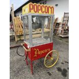 Lg Popcorn Machine w/ cart parts only