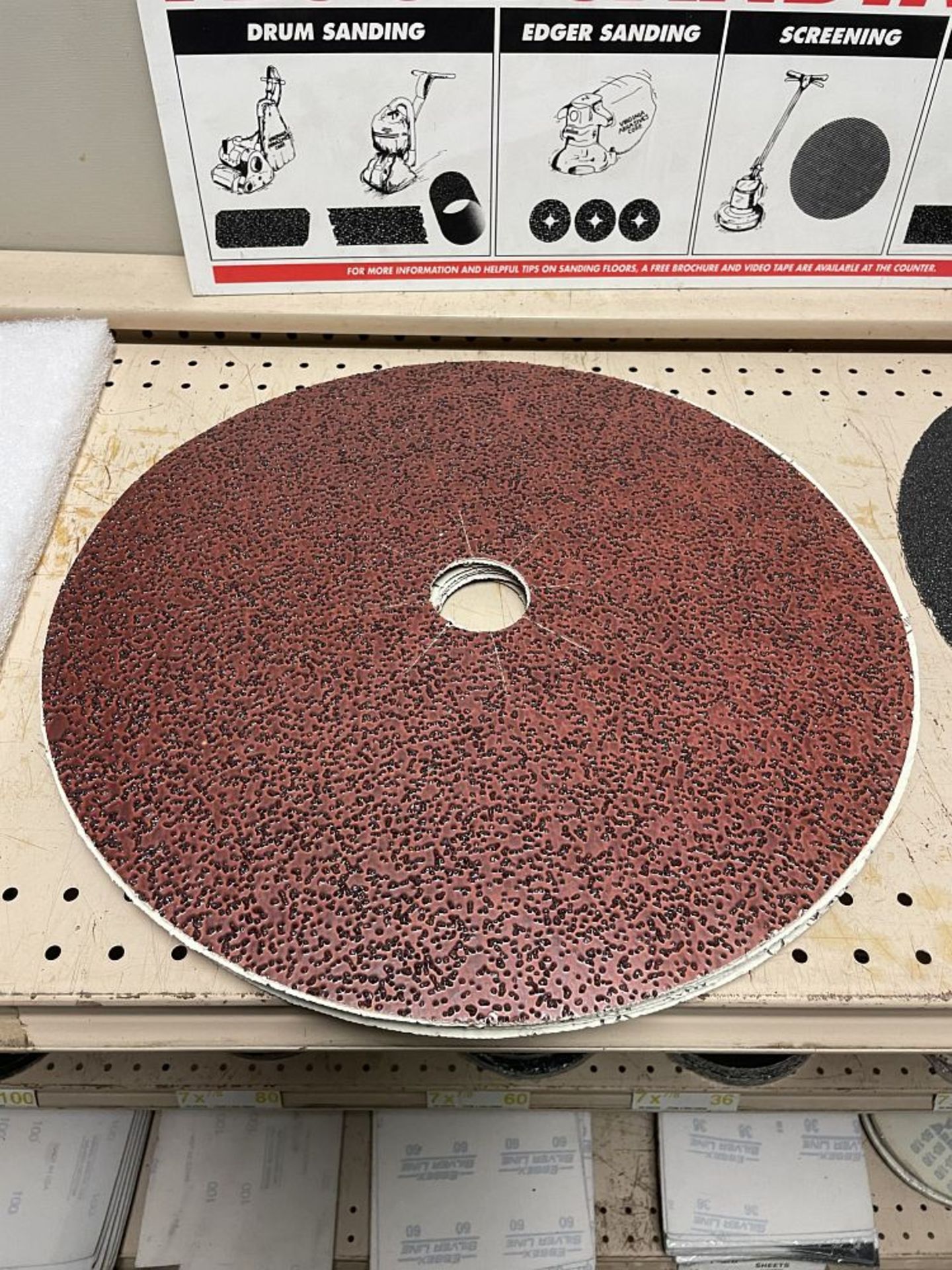 Floor Sanding Disc, 17" including: - Image 2 of 6