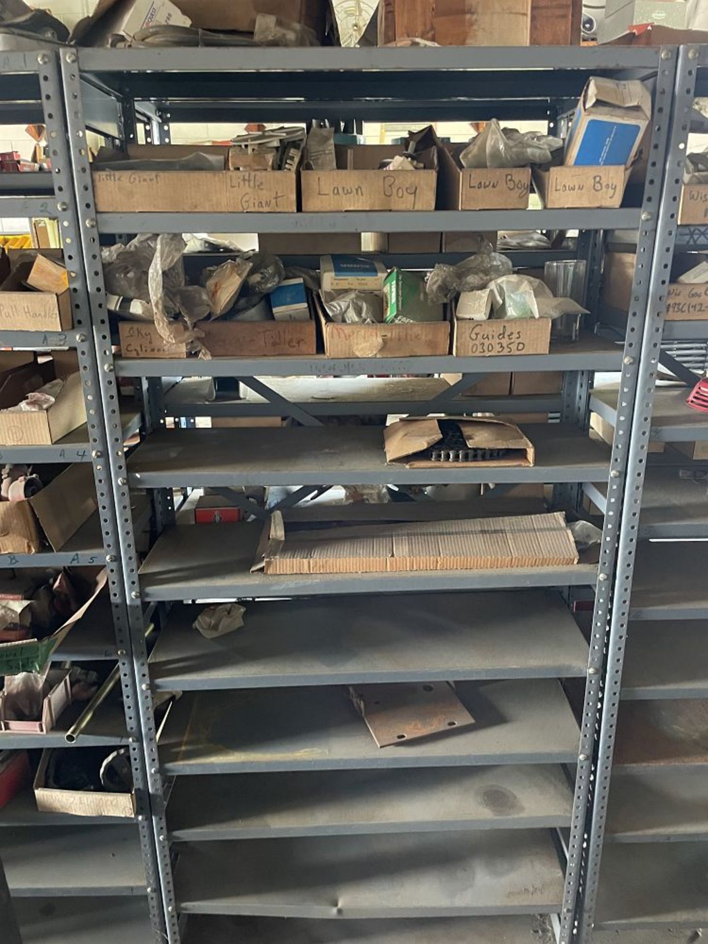 Parts Department: Contents & Shelves, 16 sections - Image 12 of 16