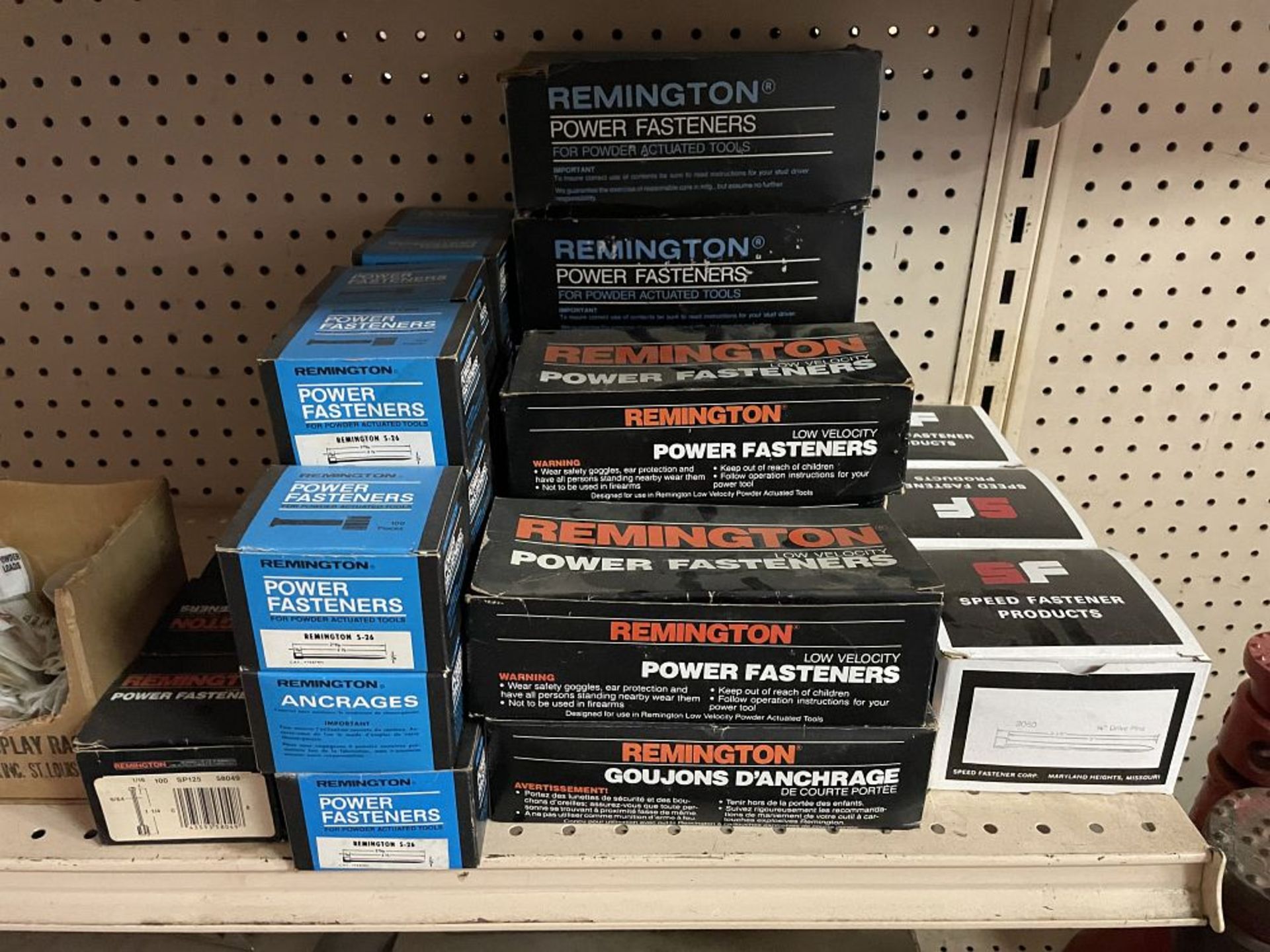 Boxes of Various Fasteners