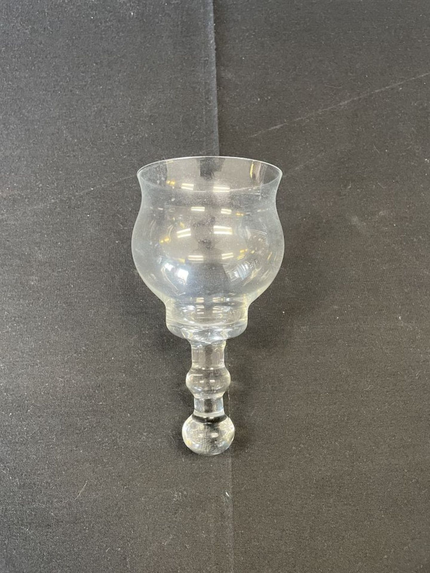 7" Glass Candelebra Votive Holder