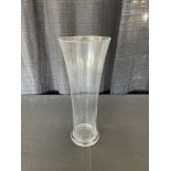 16" Glass Trumpet Vase
