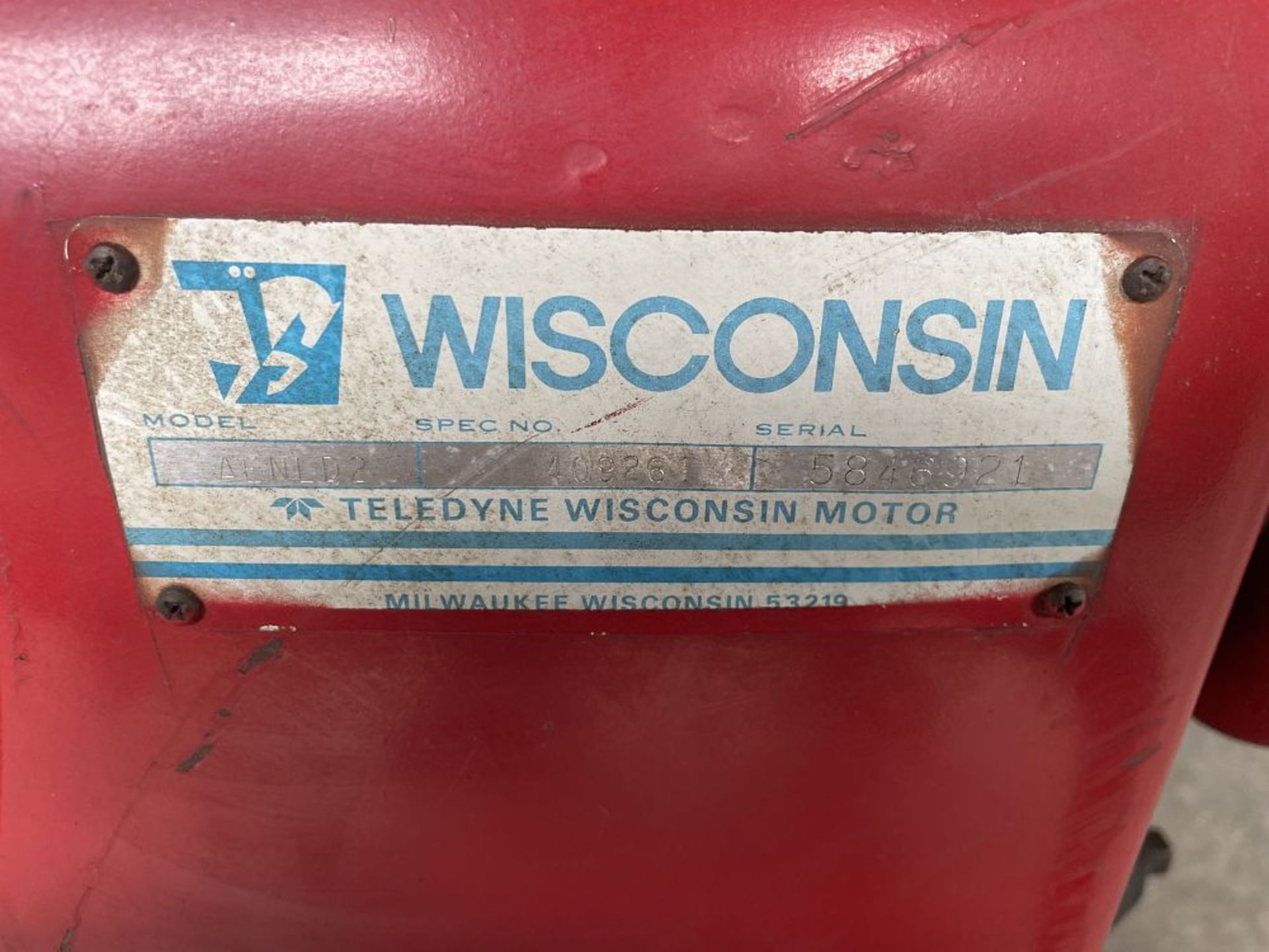 Wisconsin Generator (needs repair) - Image 3 of 3