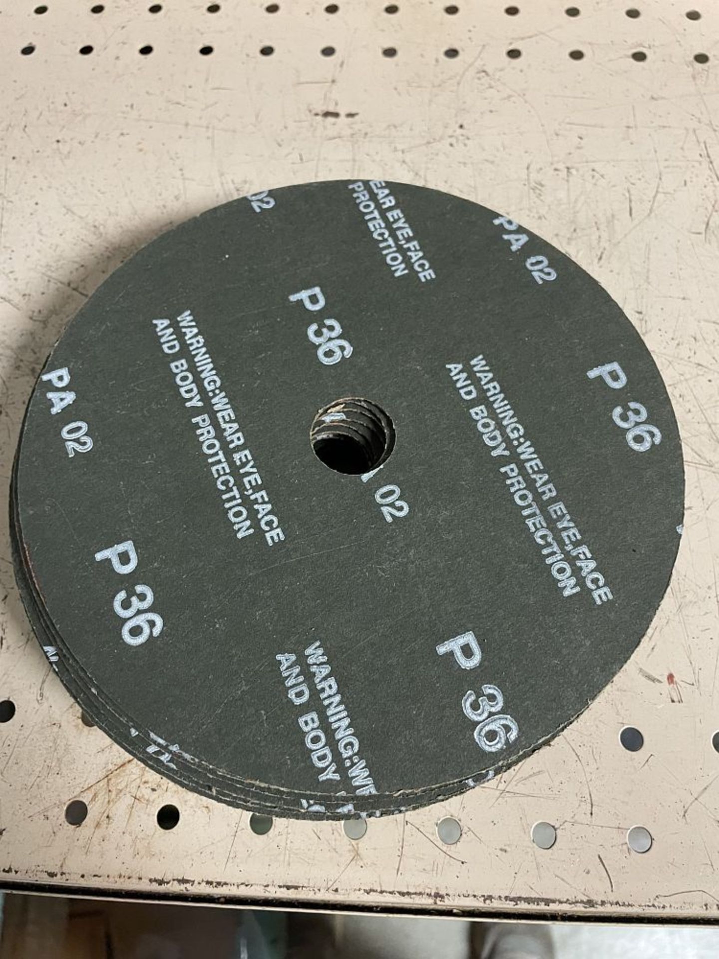 Grinder Sanding Disc, 7", 36 grit - Image 2 of 2