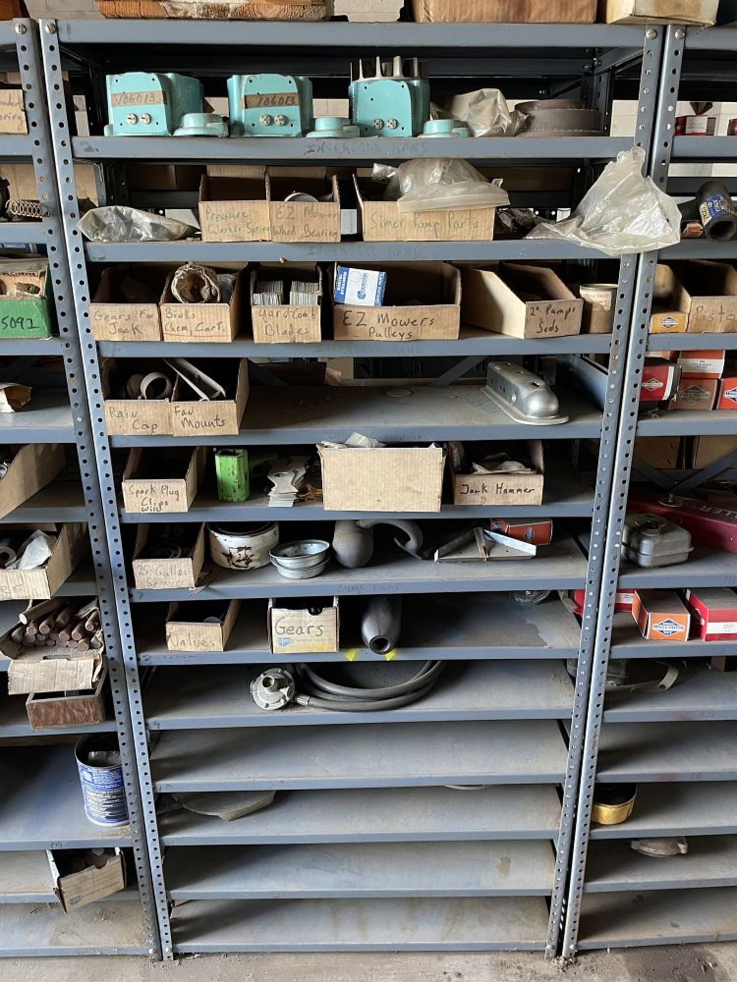 Parts Department: Contents & Shelves, 16 sections - Image 7 of 16