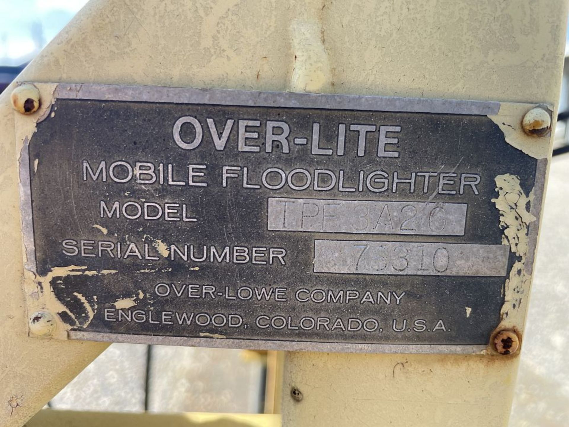 Over-Lite Mobile Floodlighter - Image 3 of 3