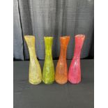 Misc. 14" Lot of Acrylic Vases