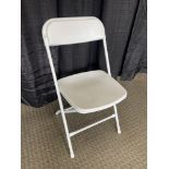 White Folding Samsonite Chairs