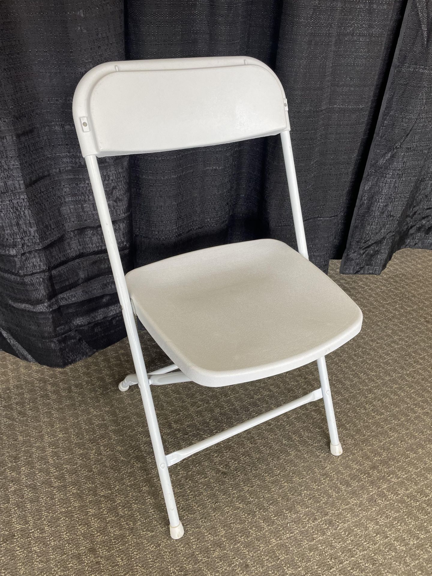 White Folding Samsonite Chairs