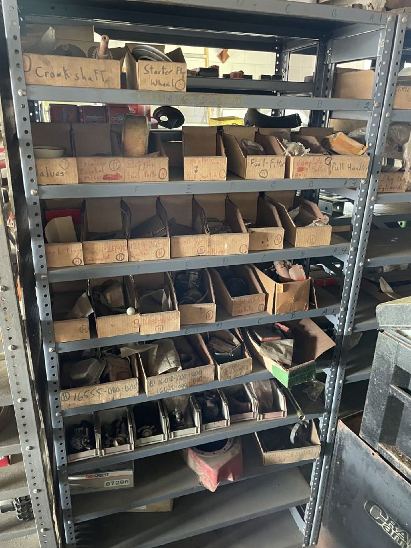 Parts Department: Contents & Shelves, 16 sections - Image 11 of 16