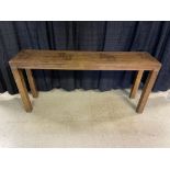 14x60 Sofa Table, wooden