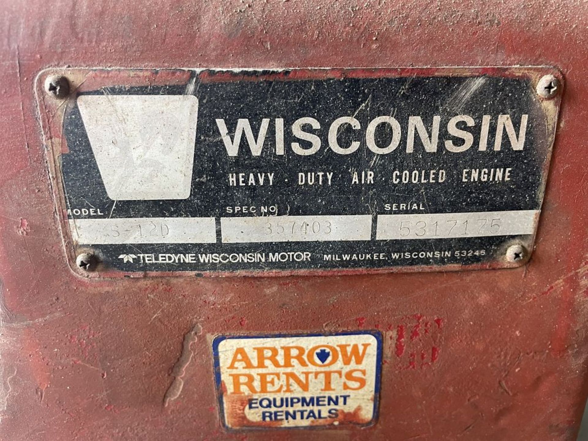Wisconsin Gas Generator - Image 3 of 3