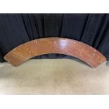 6' Curved Bar Top
