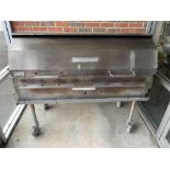 Magic Cater Charcoal Grill, Rolling