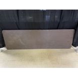 8' Rhino Plastic Table, brown- these were delivery only