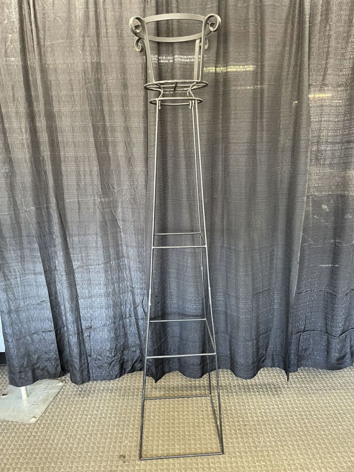 83" Iron Plant Stand - Image 2 of 2