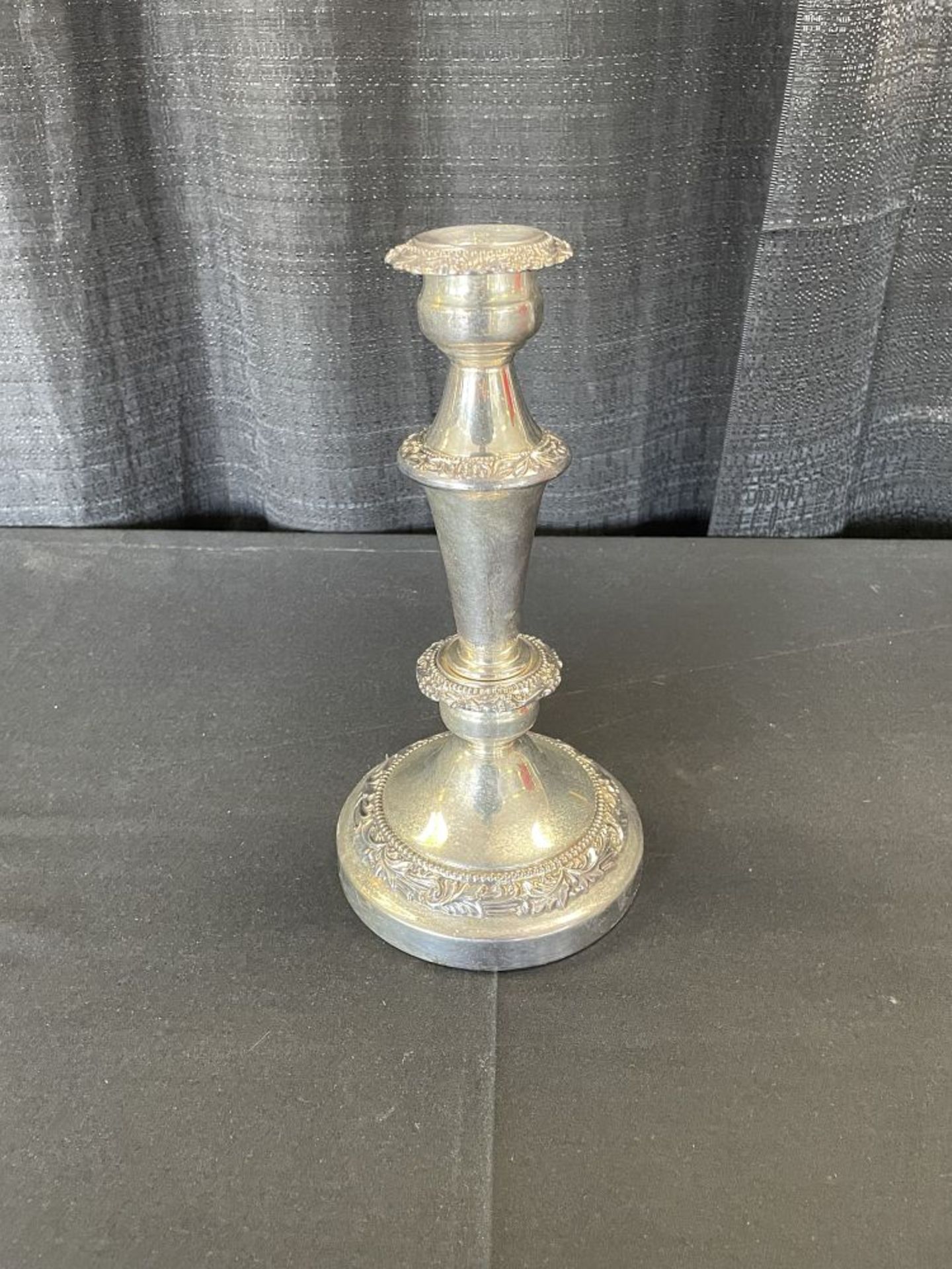 11" Silver Plate Candle Stick