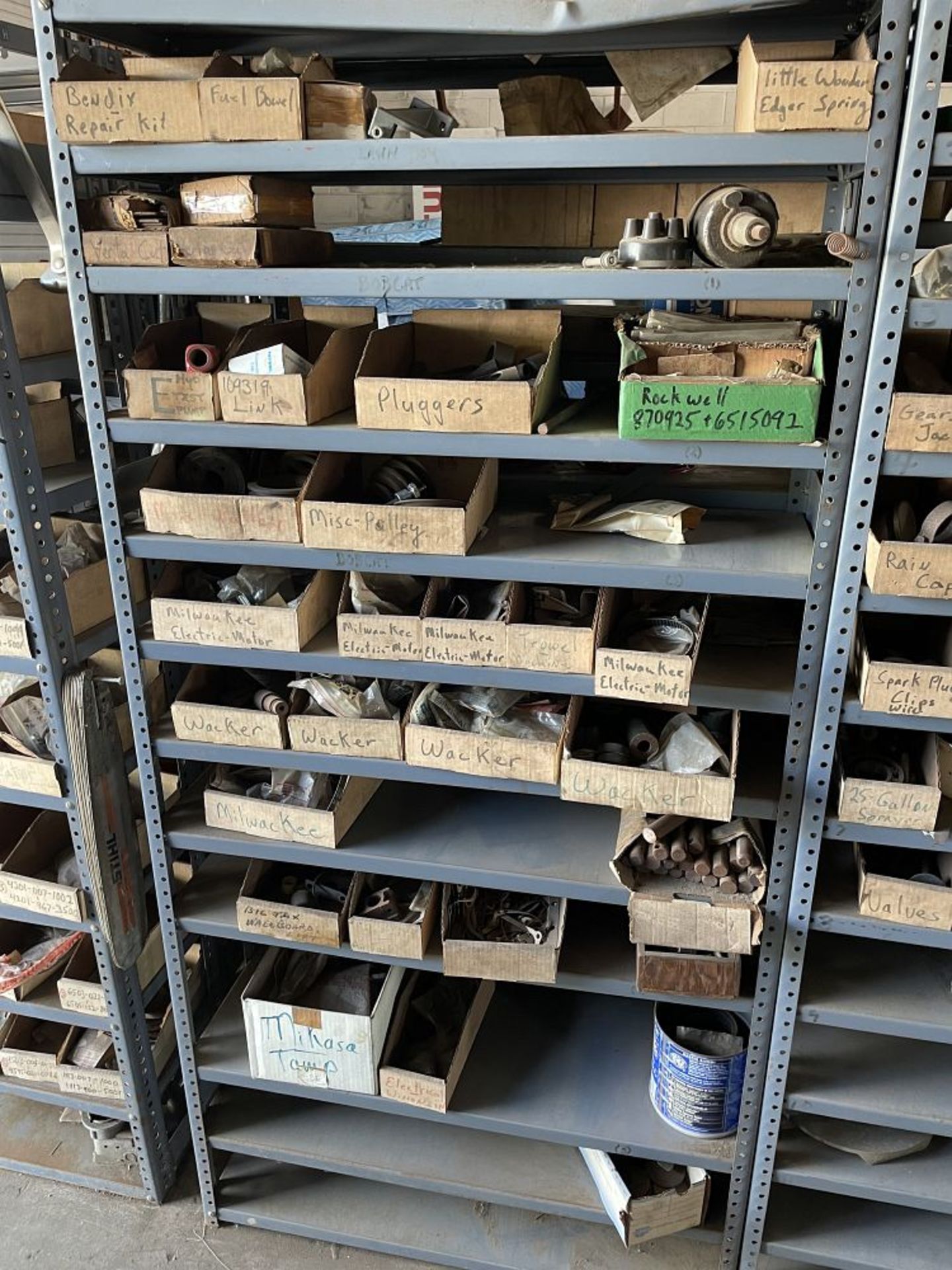 Parts Department: Contents & Shelves, 16 sections - Image 8 of 16