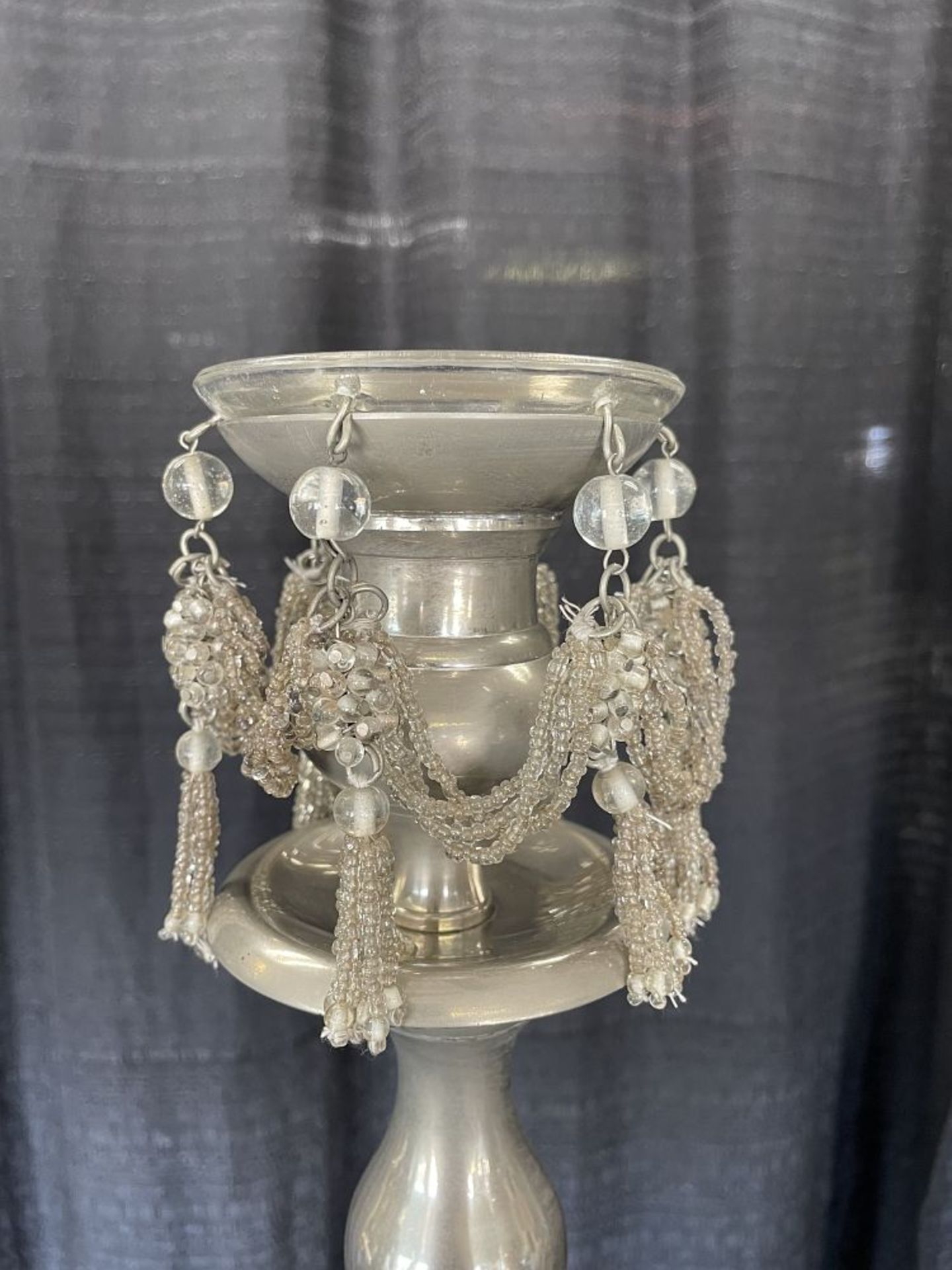 Beaded Cups for Candelabra