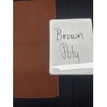 Brown 72 x 72 Square Poly Tablecloth
