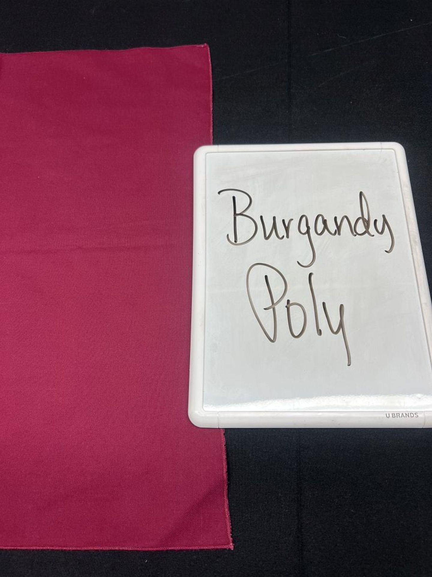Burgandy 108" Round Poly Tablecloth