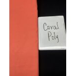 Coral 90" Round Poly Tablecloth