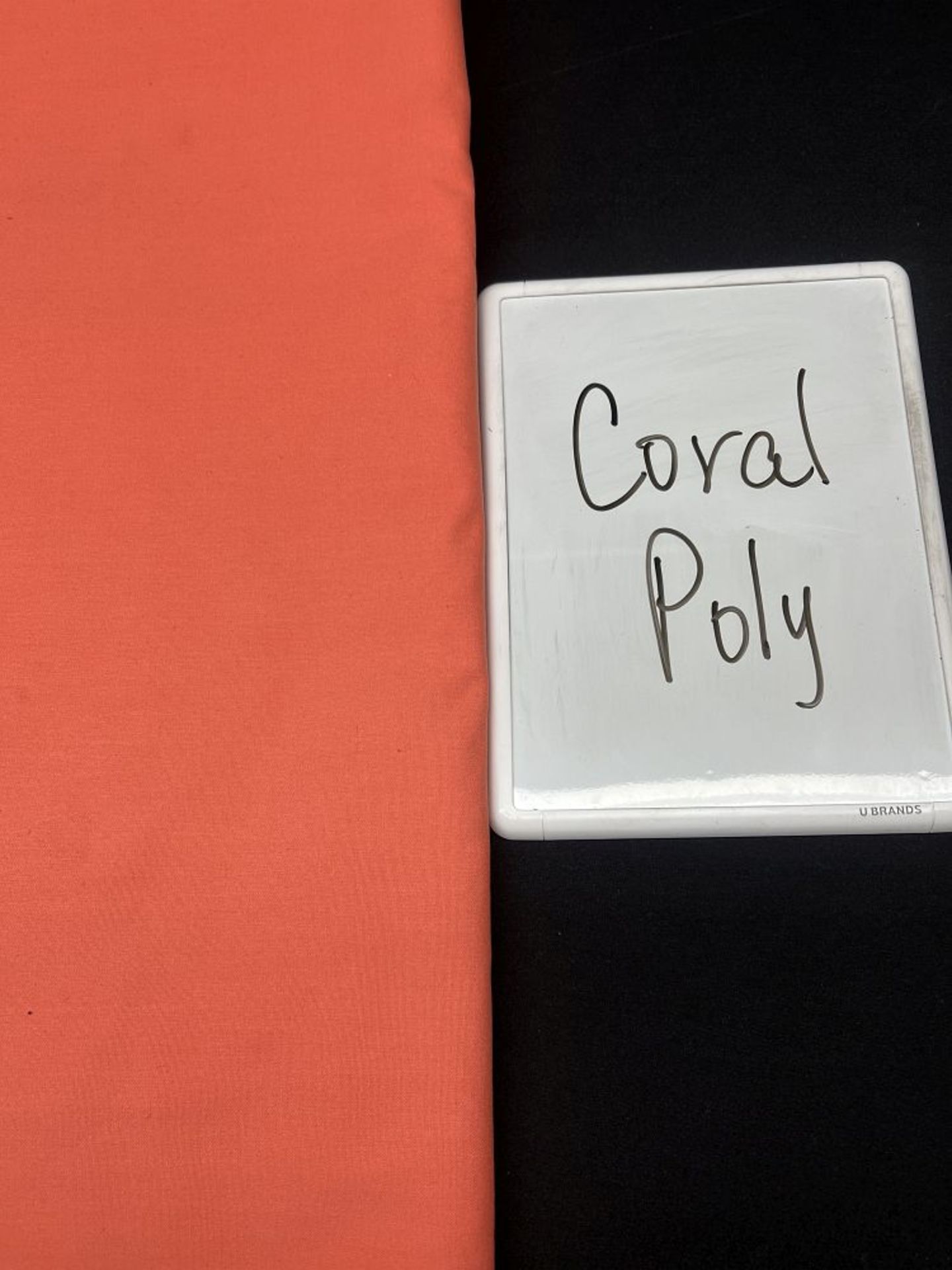 Coral 90" Round Poly Tablecloth