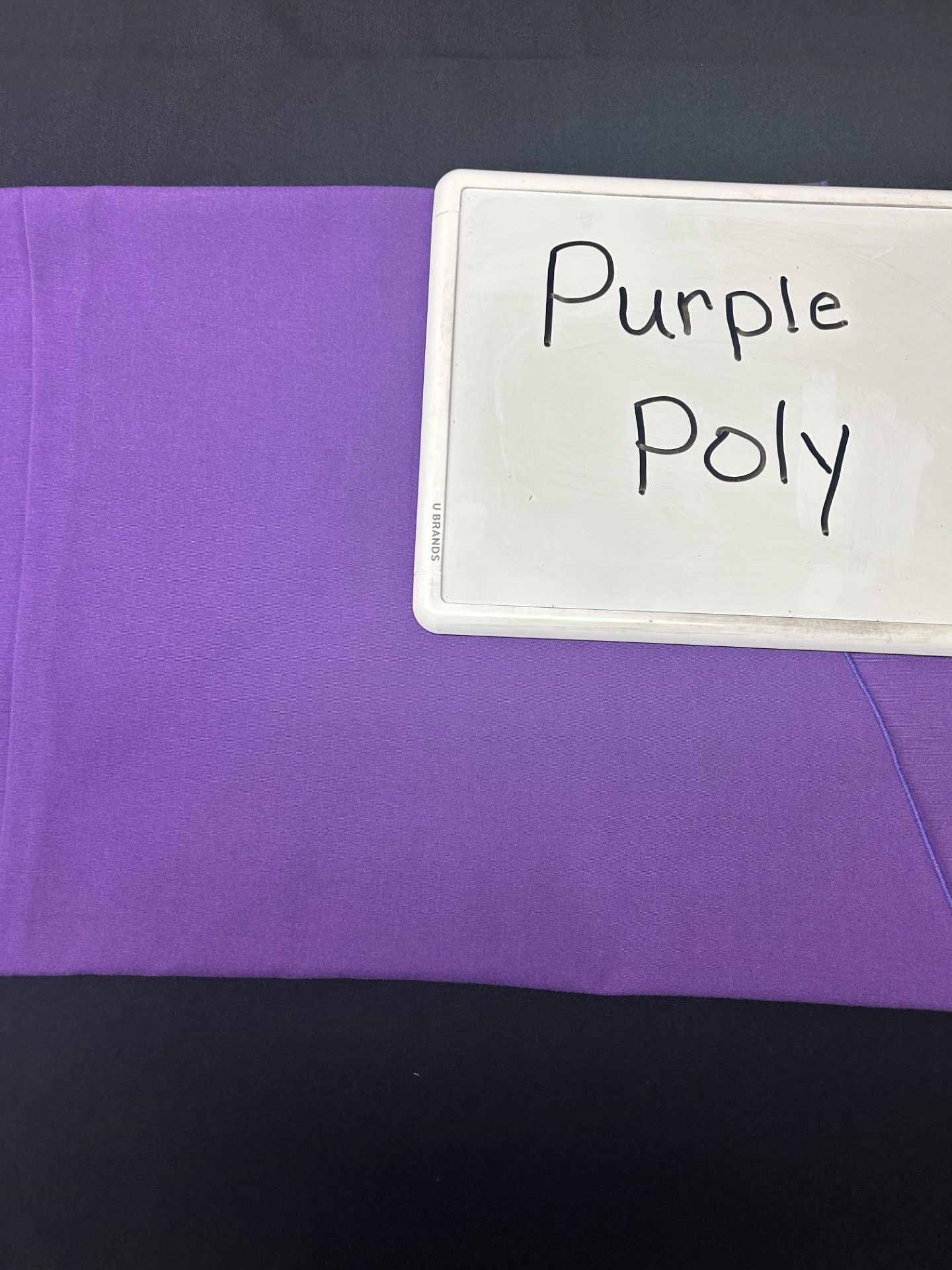 Purple 90 x 132 Poly Tablecloth