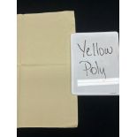 Yellow 120" Round Poly Tablecloth
