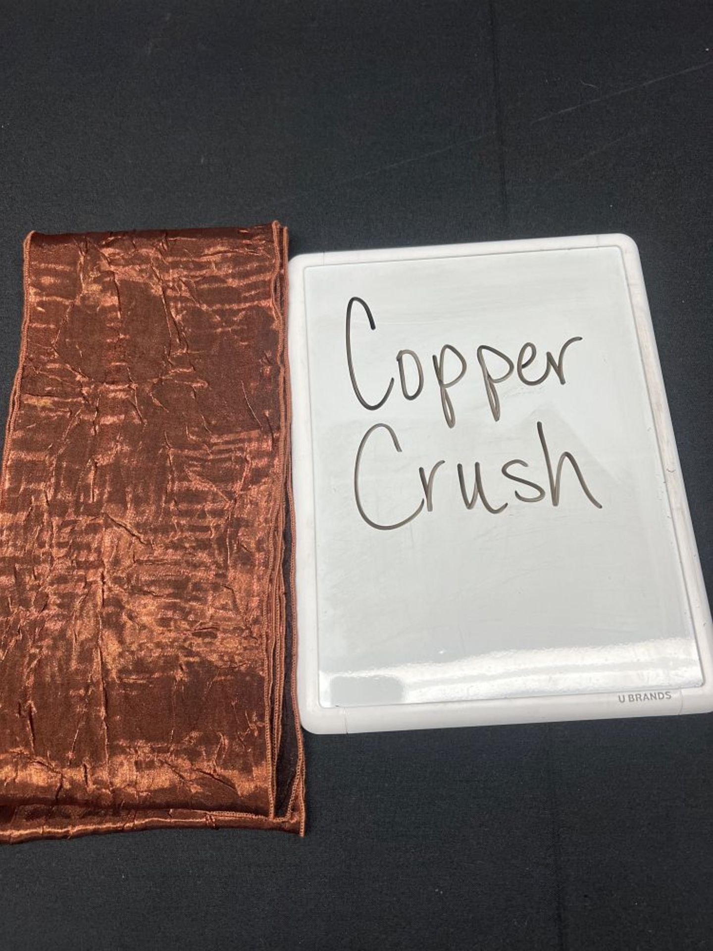 60" x 120" Copper Crush Tablecloth