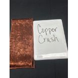 72" x 72" Copper Crush Tablecloth