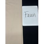 Fawn 108" Round Poly Tablecloth