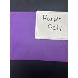 Purple 120" Round Poly Tablecloth
