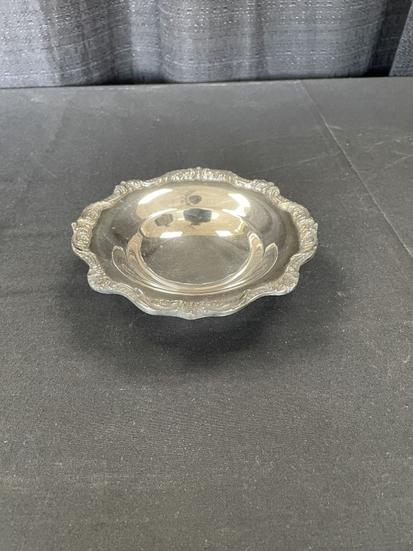 6.25" Silver Plate Serving Dish