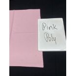 Pink 90" Round Poly Tablecloth