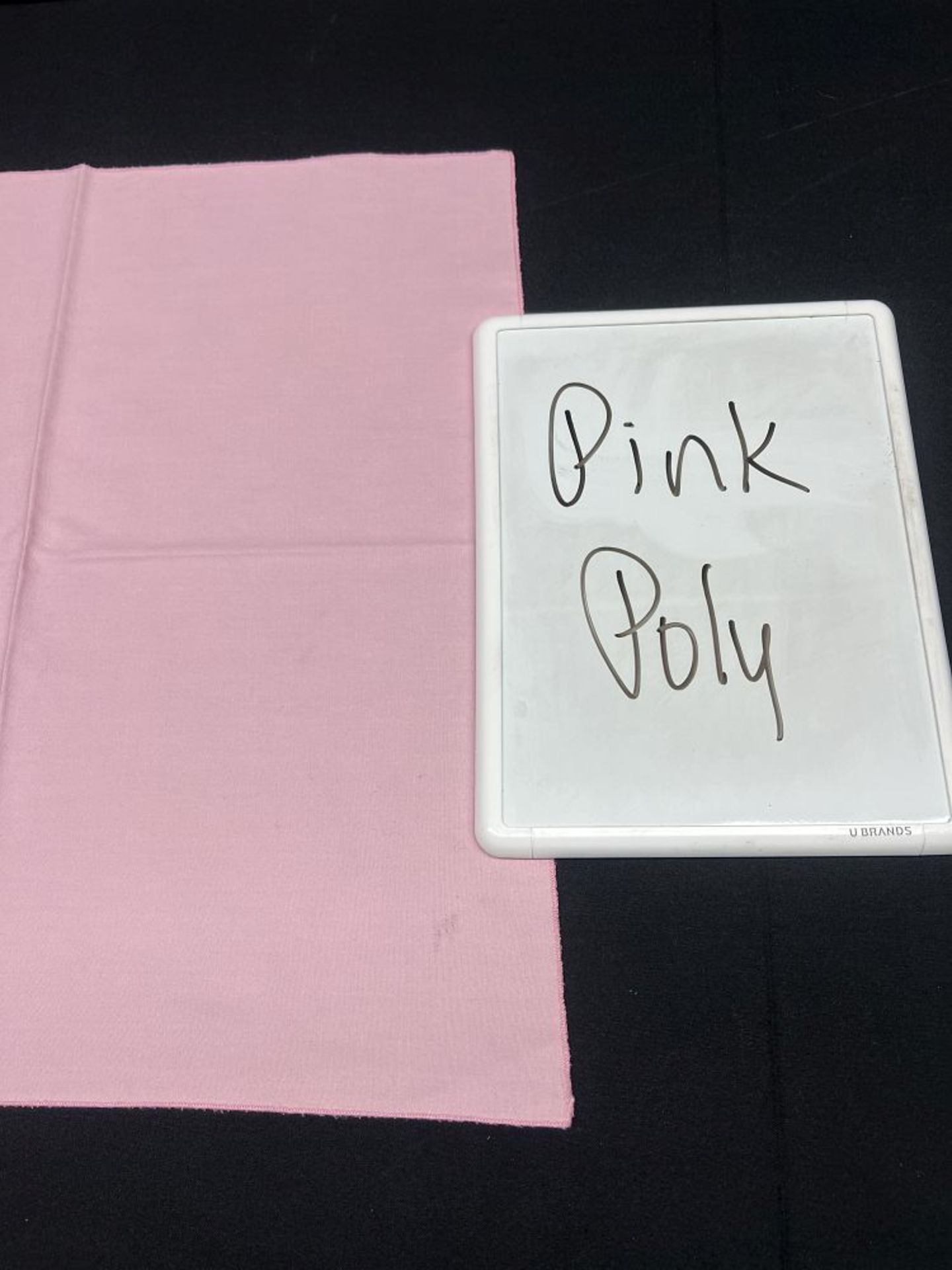 Pink 90" Round Poly Tablecloth