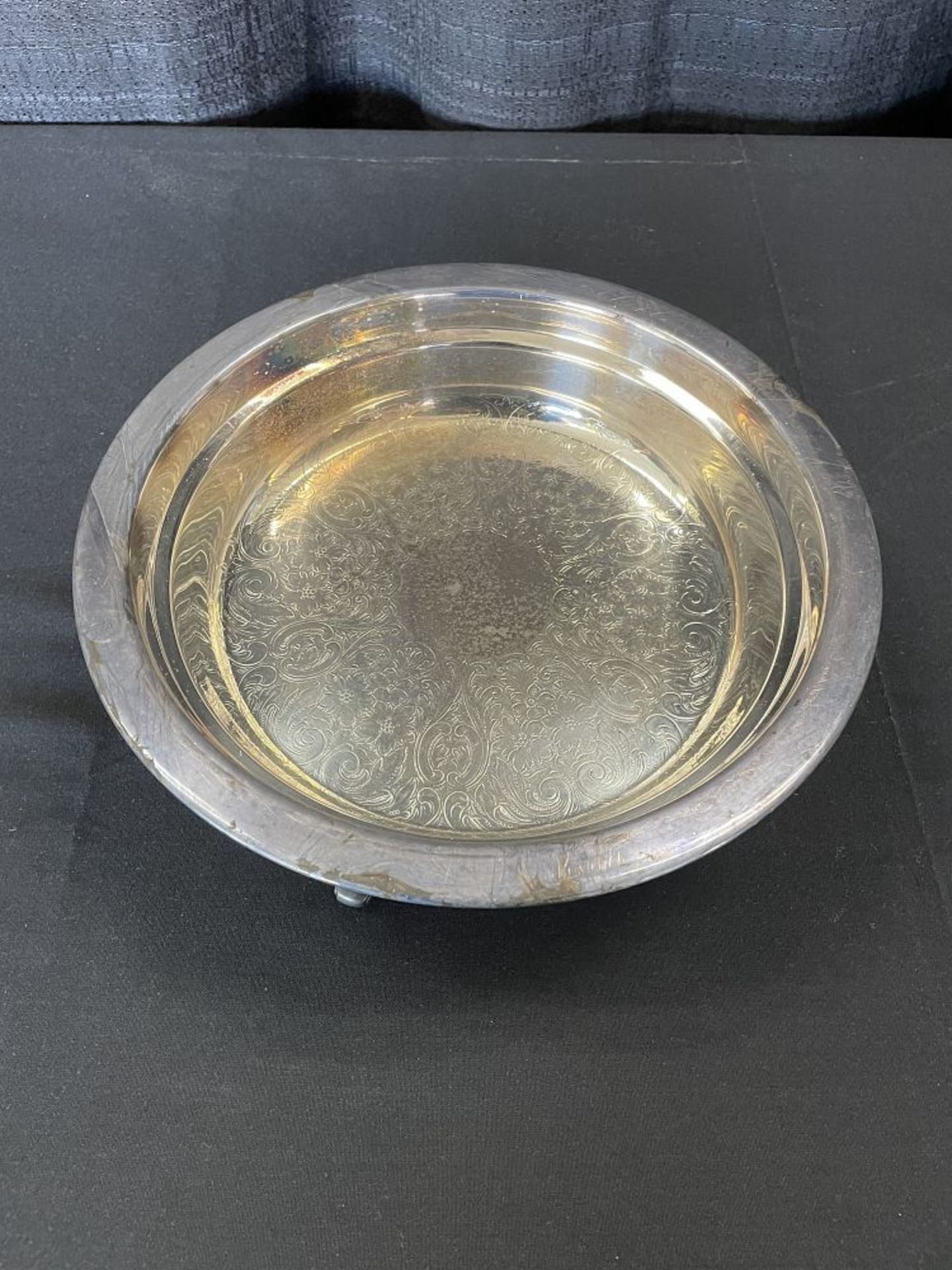 11" Silver Plate Serving Dish
