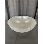 19" Pebbled Plastic Punch Bowl