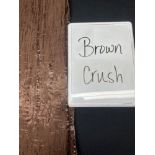 60" x 120" Brown Crush Tablecloth