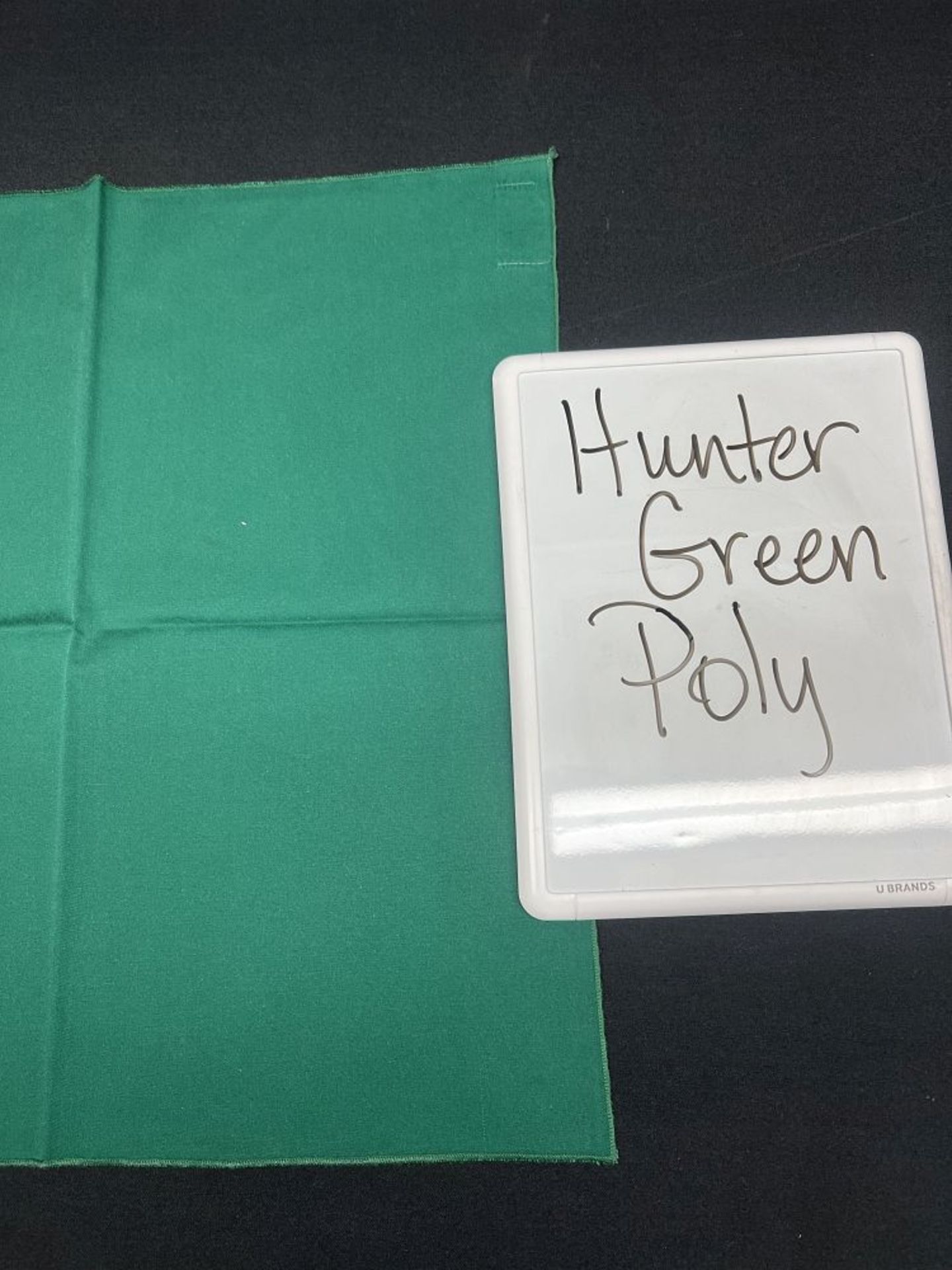 Hunter Green 60 x 120 Poly Tablecloth
