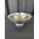 13" Silver Plate Punch Punch Bowl